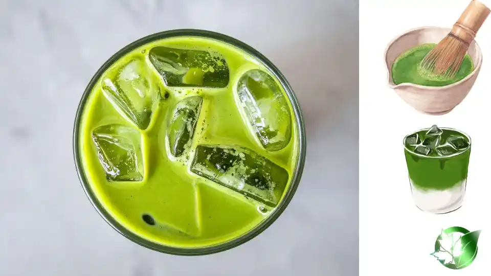 Commercial presentation of Matcha Tea for wholesale product evaluation and buyer review.